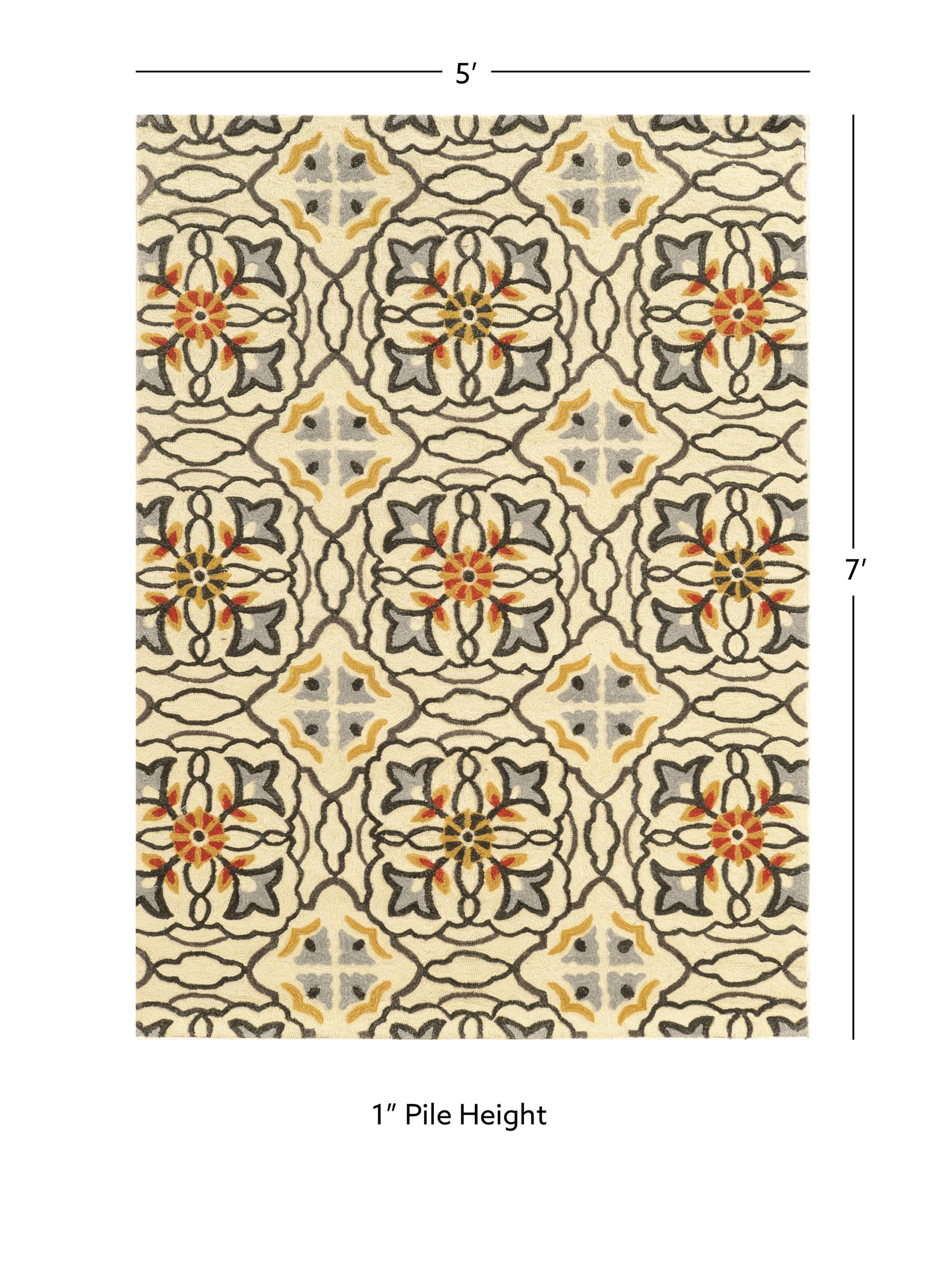 5X7 Trio Betti Ivory