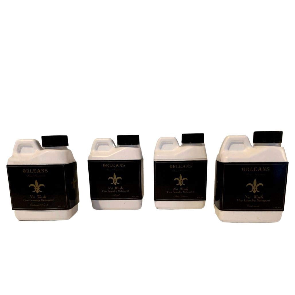 Orleans Home Fragrances 4 oz laundry detergent sample pack - #9, Cashmere, Angel, Fine Linens