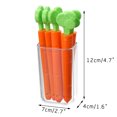 thumbnail image 3 of EGNMCR Storage Trunks & Bag 5 Sealing Clips For Food And Snack Bags Carrot Sealing Clip Bag Magnet Storage Box Sealing clip, 3 of 9