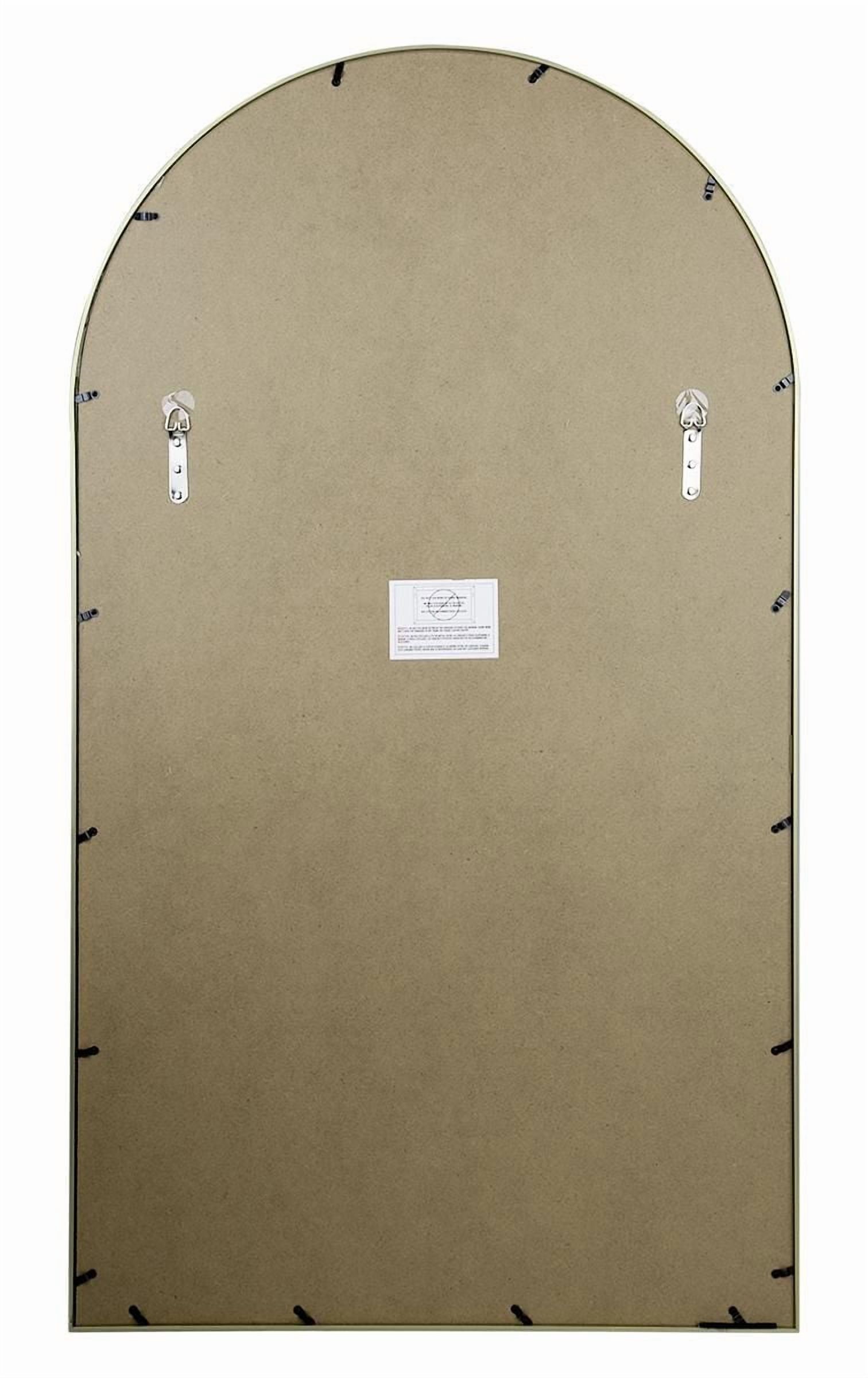Hometrends miroir, 25.67x45.75po noir brossée