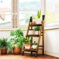 thumbnail image 2 of Outsunny Outdoor Plant Stand, Foldable Flower Stand, 16" x 15" x 37", 2 of 10