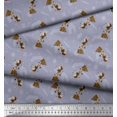 thumbnail image 2 of Soimoi Poly Georgette Fabric Star,Knife & Circus Dog Cartoon Decor Fabric Printed Yard 42 Inch Wide, 2 of 3