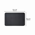 thumbnail image 2 of Mainstays Memory Foam Bath Mat Black, 2 of 5