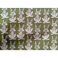 thumbnail image 4 of oneOone Cotton Cambric Fabric Rabbit Block Print Fabric By Yard 56 Inch Wide, 4 of 4