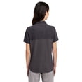 thumbnail image 2 of Core365 CE112CW Ladies' Fusion ChromaSoft Colorblock Polo - CARBON/ CRBN HTH - S, 2 of 2