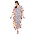 thumbnail image 2 of Caftans Longs pour Femmes Grande Taille Robe Caftan Robe de Soirée Fête Été Plage Robe d'Été Manches Kimono Longues Robes Décontractées en Ligne, 2 of 7