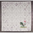 thumbnail image 2 of Vargottam Collection de Luxe Linge de Table Décor Serviette en Coton Tissu Imprimé Serviettes Réutilisables Ensemble de 12, 20 X 20 - Coq, 2 of 6