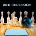 thumbnail image 3 of OULII 1 Set Blue Polyester Bowling Ball Cleaning Cloth 11.8x8.1x0.4in, 3 of 4