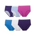 thumbnail image 1 of Fruit Of The Loom Culottes en Coton Assorties pour Femmes 6 Pack, 7, Assorties, 1 of 7