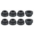 thumbnail image 1 of Unique Bargains Refrigeration Compressor Rubber Mounting Feet, 8 Pack Foot Mount Anti Vibration Pad Replacement, Black, 1 of 5