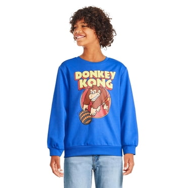 Coton ouaté à imprimé graphique Donkey Kong pour garçons