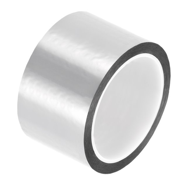 Unique Bargains Silver Tone Metalized Tape 2 Inch x 55 Yards Decor Tape for DIY
