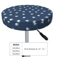thumbnail image 4 of Easygdp Turtle Print Easy To Install Bar Stool Covers&Stool Covers Round&Elastic Stool Cover, Barstool Covers,Washable&Bottom With Elastic Edge-14 inch, 4 of 7