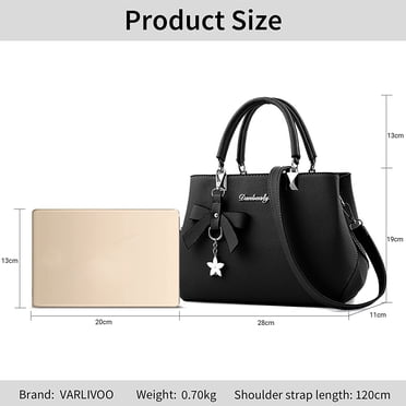 Sac à Main pour Femmes, Cabas, Sac d'Épaule, Sac Bandoulière en Cuir