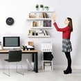 thumbnail image 4 of Sorbus Wall Mounted Floating Shelves for Wall Décor - Large 24 Inch, 4 Pack, White, 4 of 6