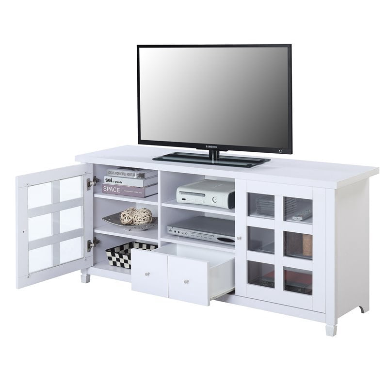 Pemberly Row 60" TV Stand in White