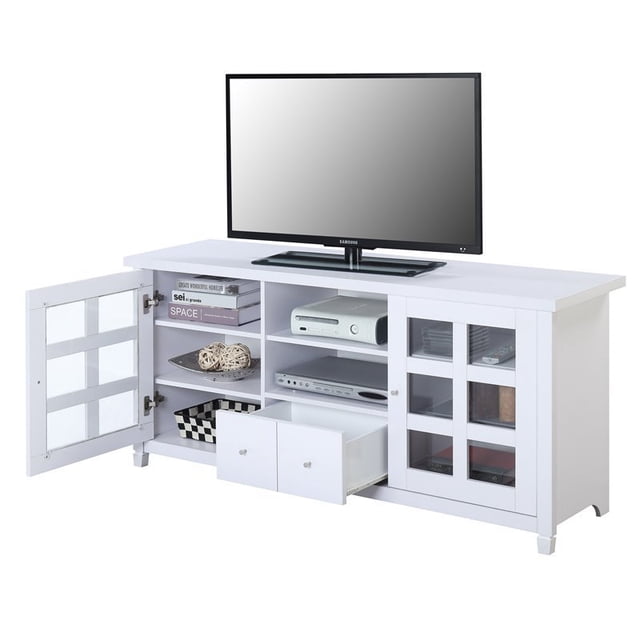 Pemberly Row 60" TV Stand in White