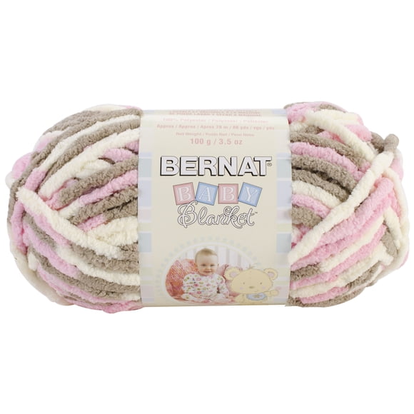 Bernat Baby Blanket Yarn-Little Petunias
