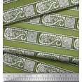 thumbnail image 3 of Soimoi Rayon Fabric Leaves & Floral Block Print Fabric by Yard 42 Inch Wide, 3 of 4