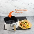 thumbnail image 2 of Range Kleen 8 inch Square Unbleached Disposable Parchment Air Fryer Liners 20 Pack, 2 of 7