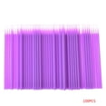 thumbnail image 2 of 100pcs Double Head Disposable Swab Fiber Buds Swab Double head Plastic Sticks Eyebrow Eyelash Make Up Tools, 2 of 8