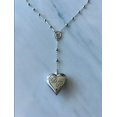 thumbnail image 3 of Lana Del Rey Collier Cœur avec Cuillère LDR Merch Chaîne de Serpents Pendentif Serpent LDR Collier Cœur en Acier Inoxydable - Argent, 3 of 5