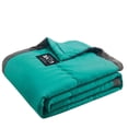 thumbnail image 1 of VogueV Queen-Size Cooling Comforter 170x200cm - Temperature-Regulating Bedding Green, 1 of 8