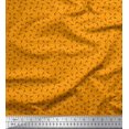 thumbnail image 1 of Soimoi Polyester Crepe Fabric Triangle & Saxophone Musical Instrument Print Fabric by The Yard 42 Inch Wide, 1 of 3