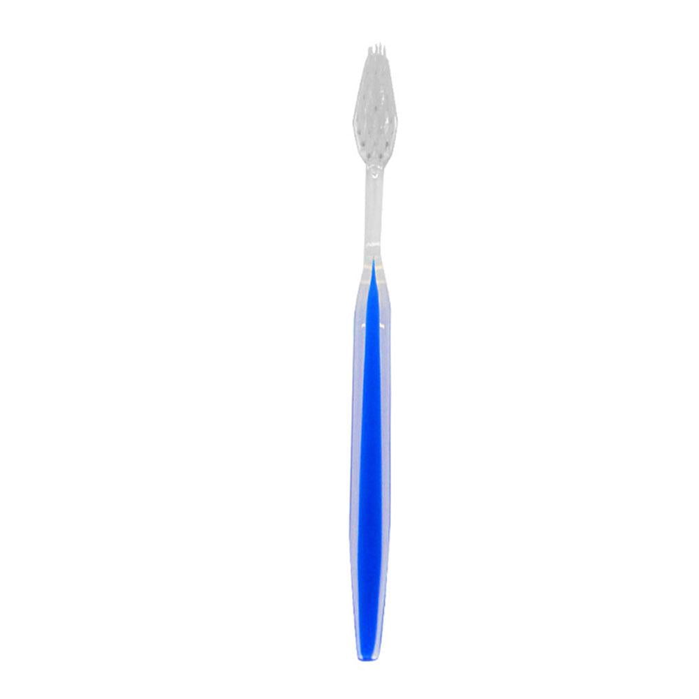 Disposable Travel Toothbrush & Toothpaste Set, Individually Wrapped Toiletries for Guests, Hotels, Camping, Emergency Kits, Soft Bristle Toothbrushes, Blue Plastic Case, 1 Count