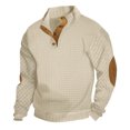 thumbnail image 1 of Birdeem Chandail à Col Montant Manches Longues Style Bouton pour Hommes, 1 of 7