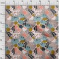 thumbnail image 3 of oneOone Cotton Poplin Light Pink Fabric Abstract Craft Projects Decor Fabric Printed By The Yard 42 Inch Wide, 3 of 4