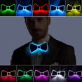 thumbnail image 1 of Lubelski LED Light Up Bow Tie with Flashing Modes Adjustable Long-lasting Wide Application Bow Tie Prom Dress Performance Props, 1 of 8