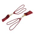 thumbnail image 2 of Bgsha Curtain Tiebacks Curtain Hooks Handmade Curtain Tieback Rope Tassel Bead Ball Curtain Tie Backs Tassel Tiebacks Beaded Holder Home Decoration 2 Pack, 2 of 10