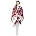 thumbnail image 3 of Beautyrest Poncho-Couverture Électrique en Molleton Sherpa Berbère Ultra Doux, Jeté Chauffant avec Arrêt Automatique, 50 Pouces L x 64 Pouces H, Carreaux Rouges, 3 of 4
