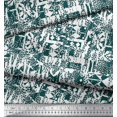 thumbnail image 2 of Soimoi Rayon Crepe Fabric Animal Skin Texture Print Fabric by Yard 46 Inch Wide, 2 of 3