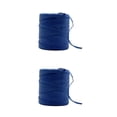 thumbnail image 4 of Baohd Fiber Sturdy And Durable Raffia Rope Yarn For DIY Crafts Natural Paper Ribbon Solid Crochet Yarn sapphire blue 2Set, 4 of 6