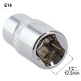 thumbnail image 3 of E Type Sockets1/2 Tool Female for Torx Socket for Ratchet End Wrench Head Hand Tools E16, 3 of 7