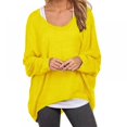 thumbnail image 1 of Hauts à Manches Longues Décontractés pour Femmes T-Shirt Chemisier S-XXL, 1 of 4