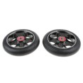 thumbnail image 1 of Ensemble de 2 Roues de Rechange pour Trottinette avec Roulements, 110 mm, Pièces de Rechange pour Trottinette pour Filles et Garçons, Outil de Trottinette de Sport de Plein Air, Noir de Haute Qualité, 1 of 8