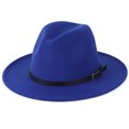 thumbnail image 4 of Woman Winter Cap, Felt Hat, Leather Belt Keep Warm Relaxed Breathable Soft Windproof Bucket Round Hat, 4 of 8