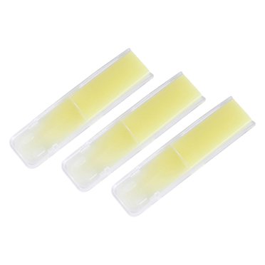 3 Pcs Roseaux de Saxophone Clarinette en Résine avec Étui en Plastique Individuel pour Bois 1.5
