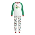thumbnail image 1 of Honganda Christmas Family Pajamas Set, Dinosaur Print Tops+Trousers/Romper, 1 of 9