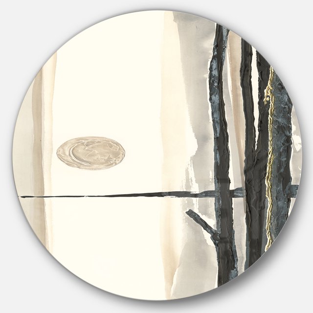Designart 'Forest Silhouette I' Art Mural Géométrique en Métal