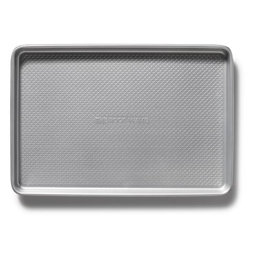 Starfrit The Rock Wave Grande Plaque à Biscuits, 11" x 17" Rectangulaire, Construction Robuste en Acier au Carbone, Antiadhésive, Gris