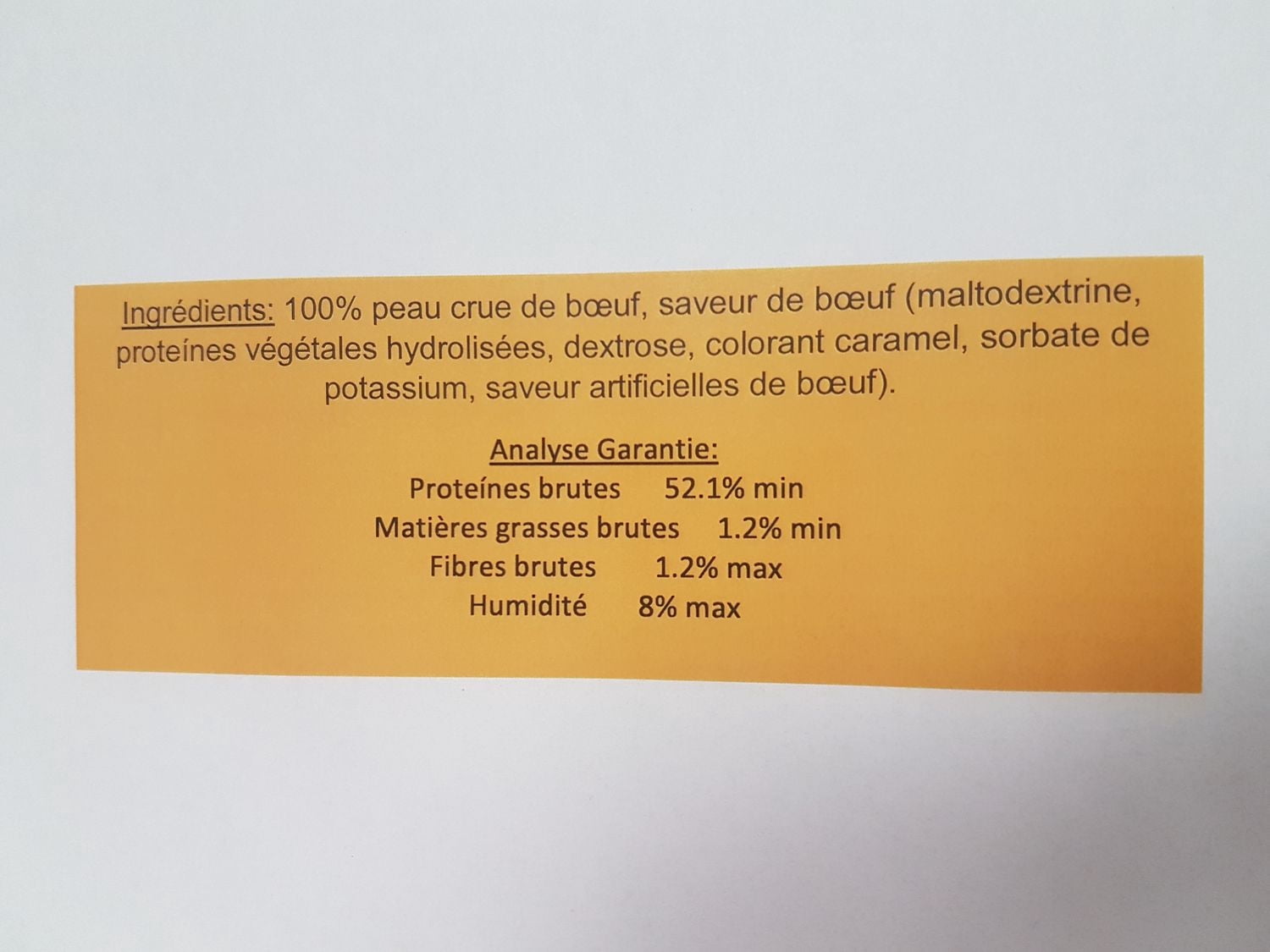 Masters Best Friend Gâteries pour Chiens en Lanières de Peau Crue Saveur de Boeuf