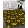 thumbnail image 3 of Ahgly Company Machine Washable Indoor Rectangle Transitional Black Brown Area Rugs, 2' x 5', 3 of 7