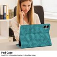 thumbnail image 3 of for Xiaomi Redmi Pad Pro/Xiaomi Poco Pad 12.1 inch Case, Rhombus Grid Pattern Multiple Viewing Angles Stand Slim Folio Cover (Blue), 3 of 7