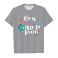thumbnail image 4 of TZEWGL T-Shirts For Child Back To School Season Printed Short Sleeve Crewneck Clothes For Baby size 2-4T, 4 of 4