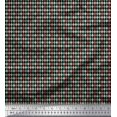 thumbnail image 1 of Soimoi Black Poly Georgette Fabric Diamond Geometric Print Fabric by the Yard 42 Inch Wide, 1 of 5