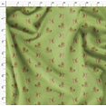 thumbnail image 4 of Soimoi Green Poly Georgette Fabric Tree & Animals Dots Print Fabric by the Yard 52 Inch Wide, 4 of 5